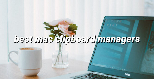 best mac clipboard managers