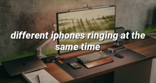 different iphones ringing at the same time