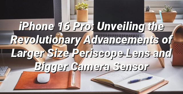 iPhone 16 Pro: Unveiling the Revolutionary Advancements of Larger Size Periscope Lens and Bigger Camera Sensor