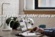 how to change folder colors on mac