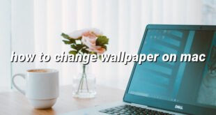 how to change wallpaper on mac