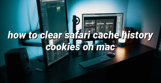 how to clear safari cache history cookies on mac