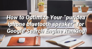 How to Optimize Your “puridea iphone bluetooth speaker” for Google Search Engine Ranking