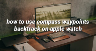 how to use compass waypoints backtrack on apple watch