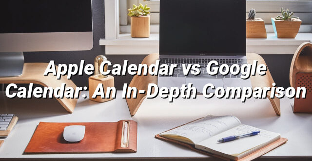 Apple Calendar vs Google Calendar: An In-Depth Comparison