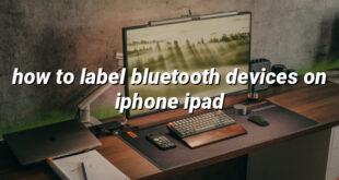 how to label bluetooth devices on iphone ipad