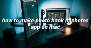 how to make photo book in photos app on mac