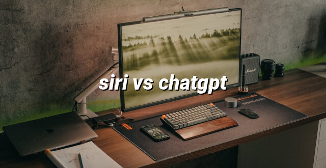 siri vs chatgpt