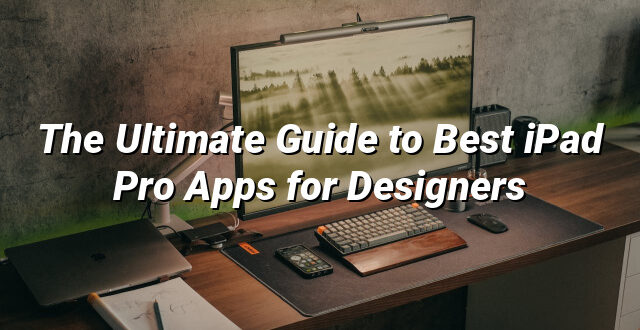 The Ultimate Guide to Best iPad Pro Apps for Designers