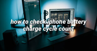 how to check iphone battery charge cycle count