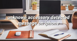 unknown accessory detected message on iphone