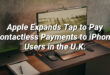 Apple Expands Tap to Pay Contactless Payments to iPhone Users in the U.K.