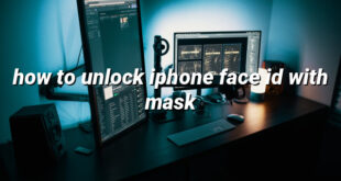 how to unlock iphone face id with mask